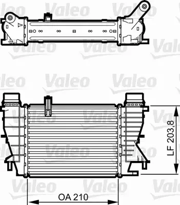 VALEO CHŁODNICA INTERCOOLER 818264 