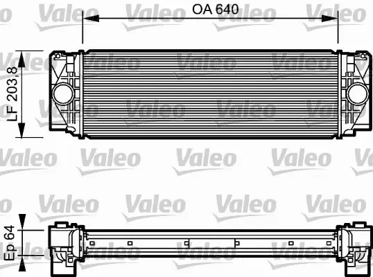 VALEO INTERCOOLER 818732 