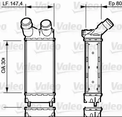 VALEO INTERCOOLER 818866 