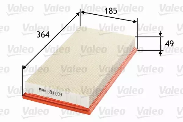 VALEO FILTR POWIETRZA AUDI A3 8L SEAT TOLEDO II 