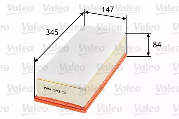 VALEO FILTR POWIETRZA 585151 