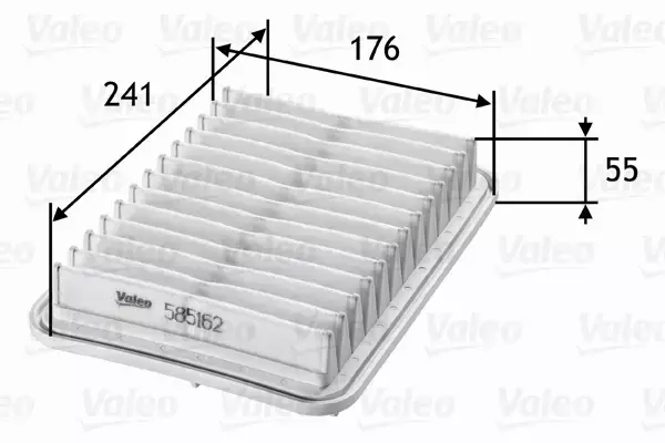 VALEO FILTR POWIETRZA 585162 