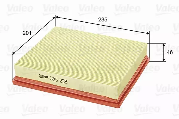 VALEO FILTR POWIETRZA 585238 