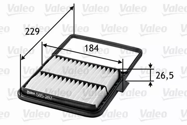 VALEO FILTR POWIETRZA 585287 