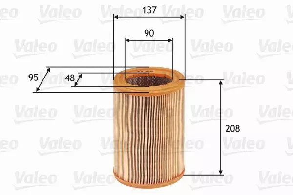 VALEO FILTR POWIETRZA 585608 