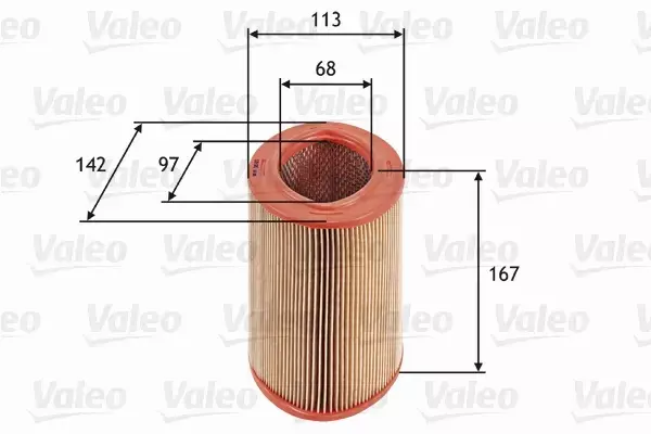 VALEO FILTR POWIETRZA 585623 