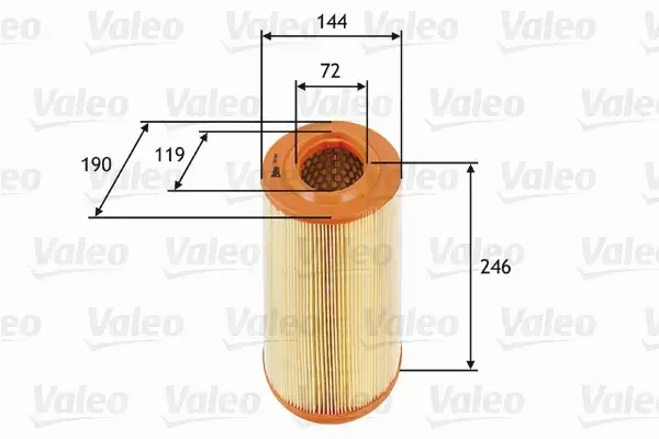 VALEO FILTR POWIETRZA 585669 