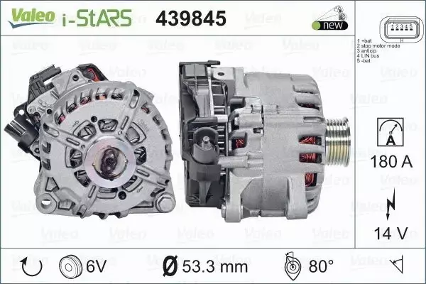 VALEO ALTERNATOR 439845 