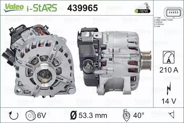 VALEO ALTERNATOR 439965 