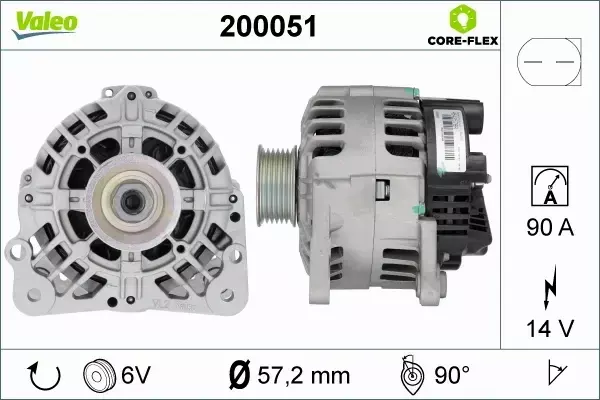 VALEO ALTERNATOR 200051 