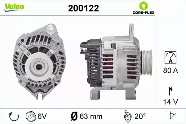 VALEO ALTERNATOR 200122 