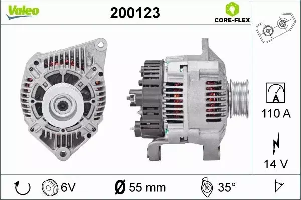 VALEO ALTERNATOR 200123 