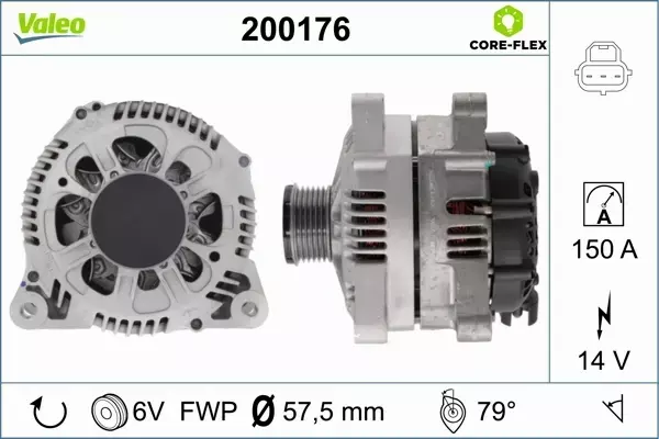 VALEO ALTERNATOR 200176 