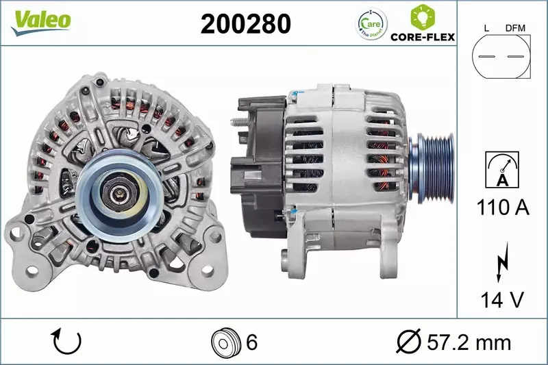 VALEO ALTERNATOR 200280 