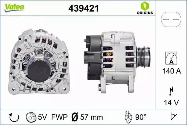 VALEO ALTERNATOR 439421 