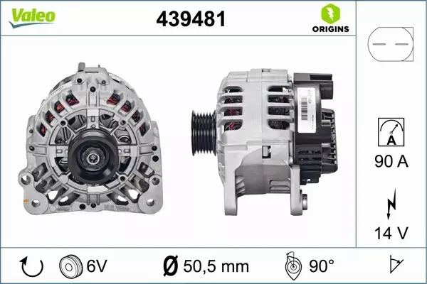 VALEO ALTERNATOR 439481 