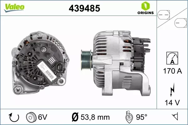 VALEO ALTERNATOR 439485 