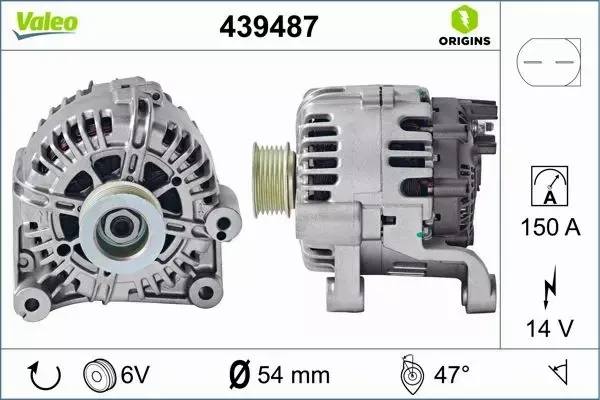 VALEO ALTERNATOR 439487 