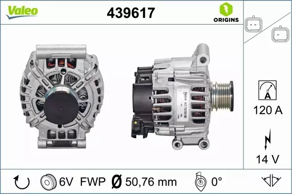 VALEO ALTERNATOR 439617 