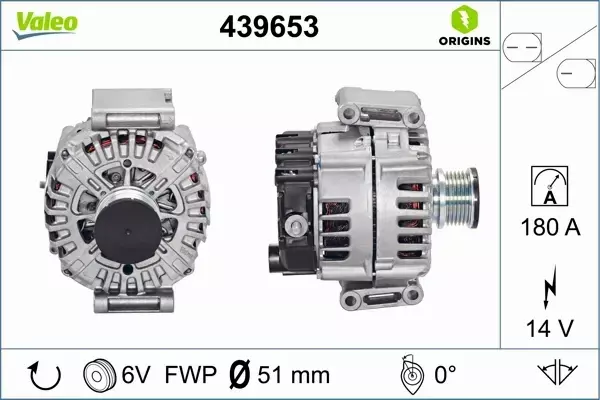 VALEO ALTERNATOR 439653 