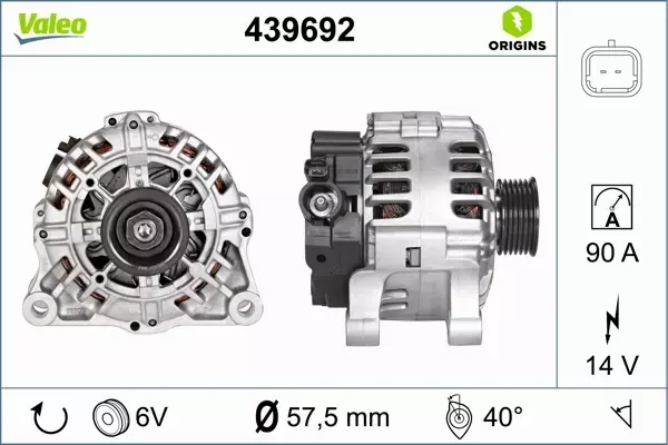 VALEO ALTERNATOR 439692 