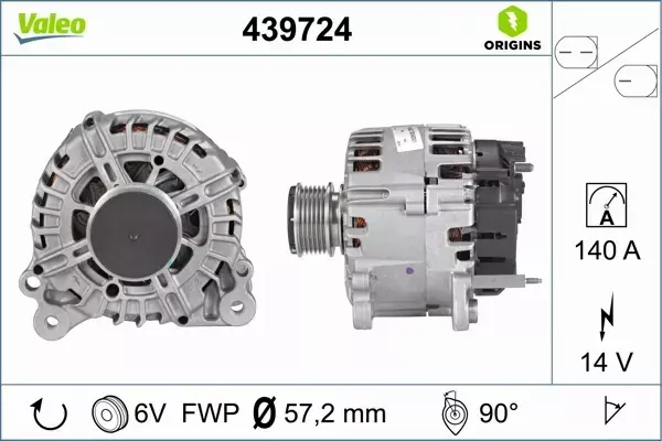 VALEO ALTERNATOR 439724 