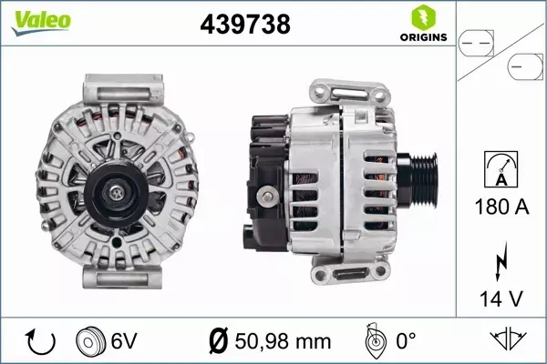 VALEO ALTERNATOR 439738 