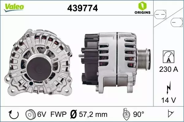 VALEO ALTERNATOR 439774 