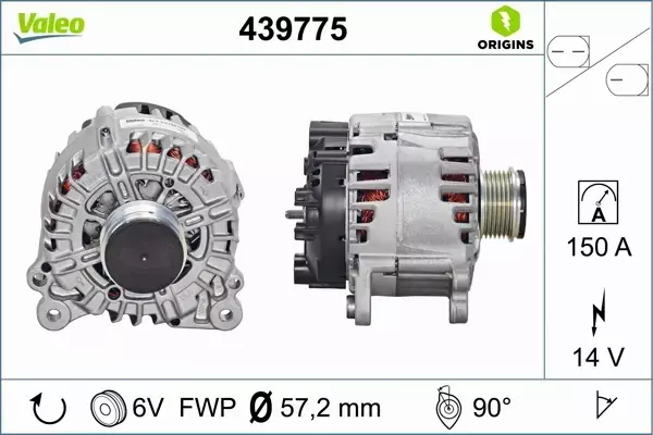 VALEO ALTERNATOR 439775 