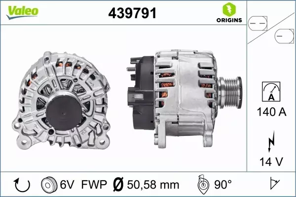 VALEO ALTERNATOR 439791 