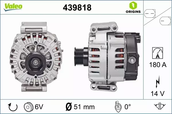 VALEO ALTERNATOR 439818 