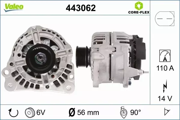 VALEO ALTERNATOR 443062 