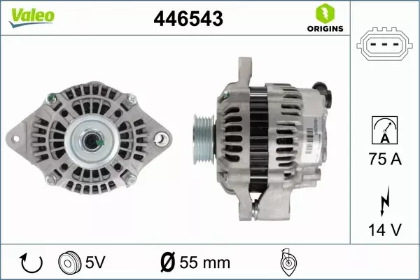 VALEO ALTERNATOR 446543 