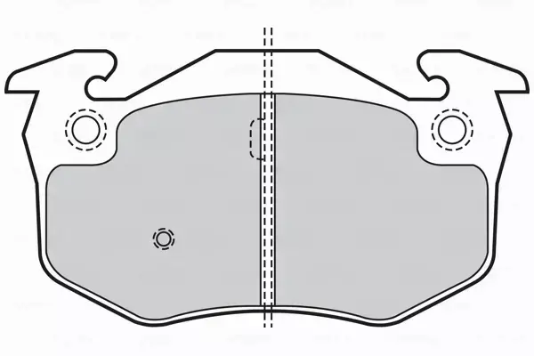 VALEO KLOCKI HAMULCOWE 301158 