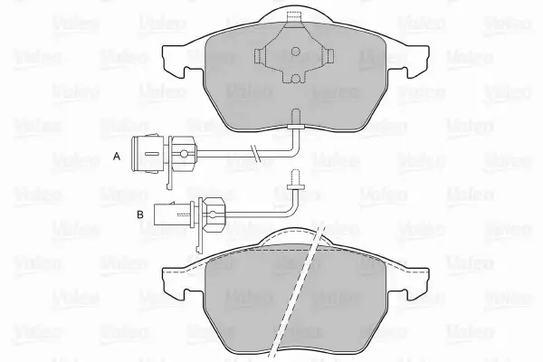 VALEO KLOCKI HAMULCOWE 598483 