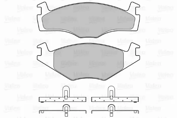 VALEO KLOCKI HAMULCOWE 598128 