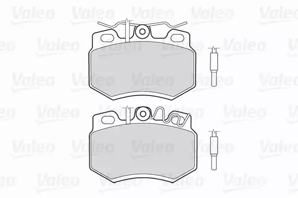 VALEO KLOCKI HAMULCOWE 301119 