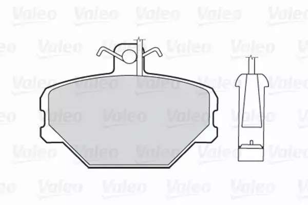 VALEO KLOCKI HAMULCOWE 301095 