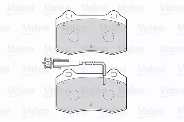 VALEO KLOCKI HAMULCOWE FIRST 301466 