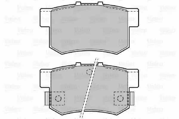 VALEO KLOCKI HAMULCOWE 598911 