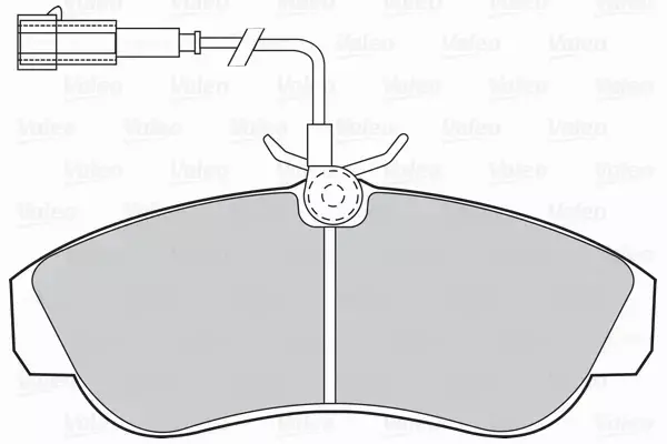 VALEO KLOCKI HAMULCOWE 302061 