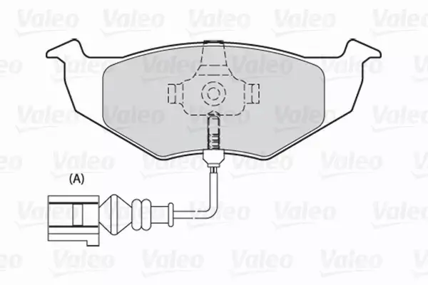 VALEO KLOCKI HAMULCOWE FIRST 301488 