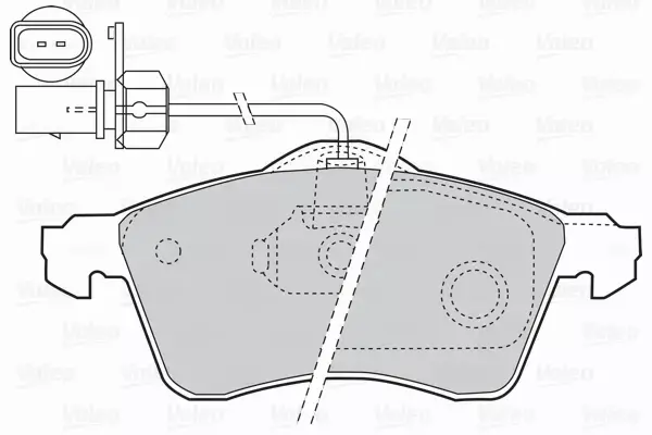 VALEO KLOCKI HAMULCOWE 302047 