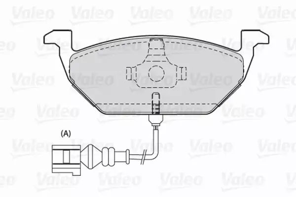 VALEO KLOCKI HAMULCOWE FIRST 301332 