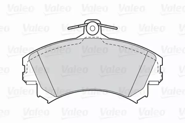 VALEO KLOCKI HAMULCOWE 301493 