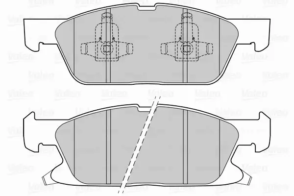 VALEO KLOCKI HAMULCOWE 302311 