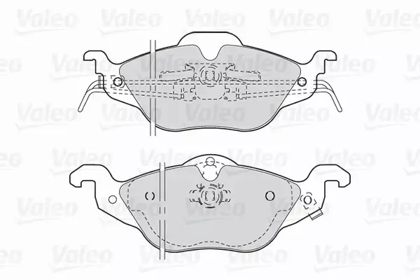 VALEO KLOCKI HAMULCOWE FIRST 301322 