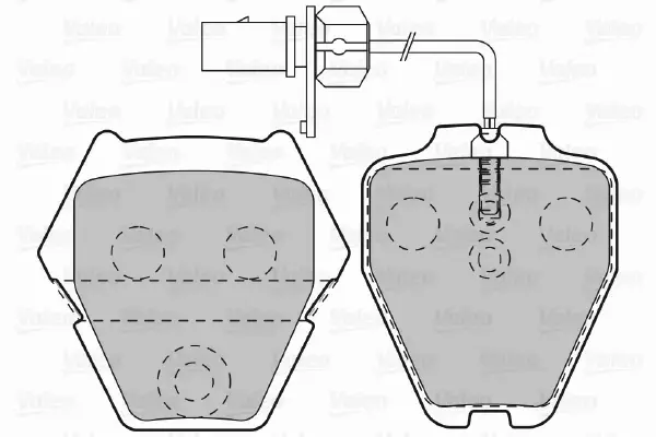 VALEO KLOCKI HAMULCOWE 598992 