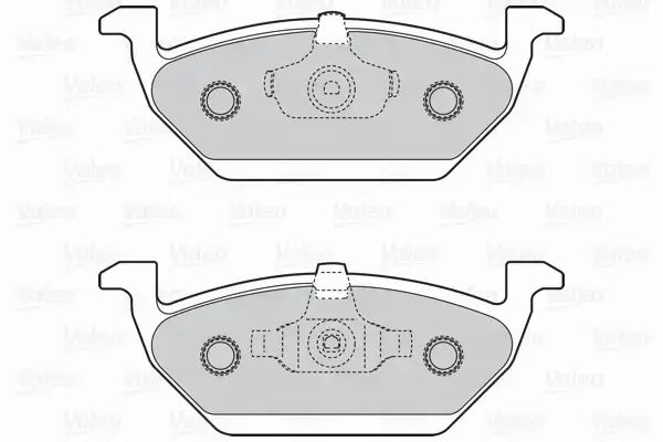 VALEO KLOCKI HAMULCOWE 302029 