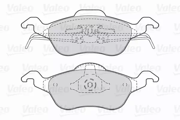 VALEO KLOCKI HAMULCOWE FIRST 301317 